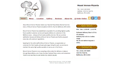 Desktop Screenshot of mountvernonpizzeriabaltimore.com